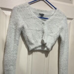 Wild Fable light blue fuzzy cardigan Size XS #fuzzy #cardigan